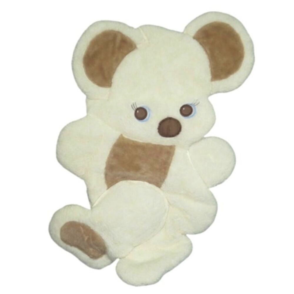 Lambs & Ivy Vintage Koala Bear Rug Mat Nursery Wall Decor Teddy Bedding RARE HTF
